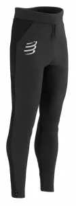 Compressport Hurricane Windproof Seamless Pants Black L Pantalones/leggings para correr