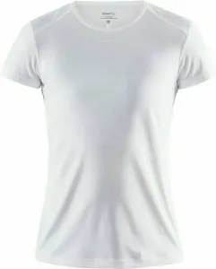 Craft ADV Essence Slim SS Women's Tee Blanco M Camiseta de running de manga corta