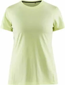 Craft ADV Essence SS Women's Tee Giallo L Camiseta de running de manga corta