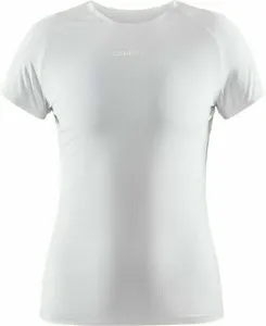 Craft PRO Dry Nanoweight Women's Tee Blanco L Camiseta de running de manga corta