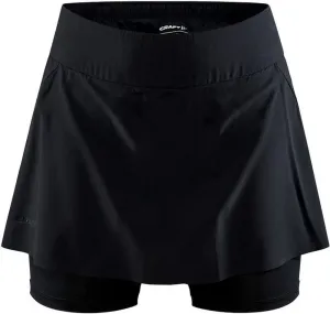 Craft PRO Hypervent 2 in 1 Skirt Black XS Pantalones cortos para correr