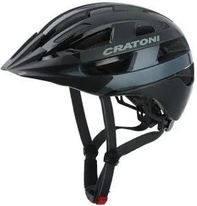 Cratoni Velo-X Black Glossy S/M Casco de bicicleta
