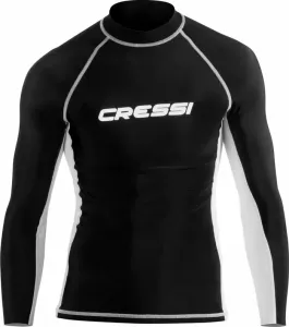 Cressi Rash Guard Man Long Sleeve Camisa Black/White 2XL