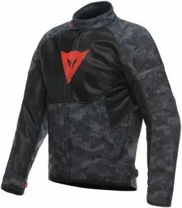 Dainese Ignite Air Tex Jacket Camo Gray/Black/Fluo Red 46 Chaqueta textil