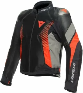 Dainese Super Rider 2 Absoluteshell™ Jacket Black/Dark Full Gray/Fluo Red 48 Chaqueta textil