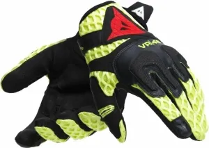 Dainese VR46 Talent Gloves Black/Fluo Yellow/Fluo Red S Guantes de moto