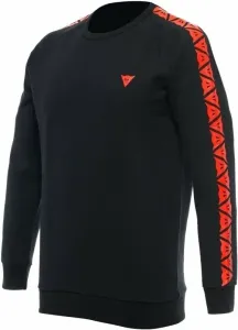 Dainese Sweater Stripes Black/Fluo Red 2XL Capucha