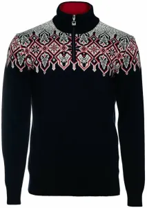 Dale of Norway Winterland Mens Merino Wool Sweater Navy/Off White/Raspberry L Saltador