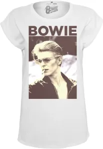 David Bowie Camiseta de manga corta Logo S White