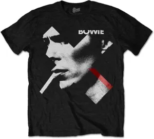David Bowie Camiseta de manga corta Smoke Unisex Black S