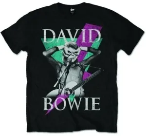 David Bowie Camiseta de manga corta Thunder Unisex Black M