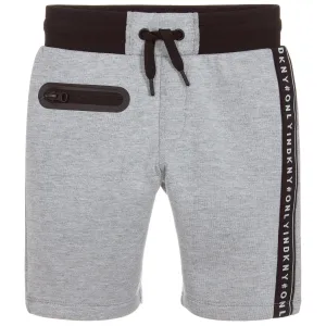 Dkny Boys Logo Shorts Cotton Grey 6Y