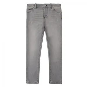 Dolce & Gabbana Boys Denim Jeans Grey 12Y #359298