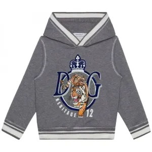 Dolce & Gabbana Boys Tiger Sweatshirt Grey 6Y