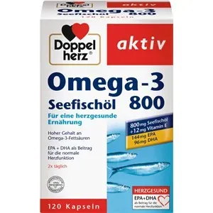 Doppelherz Health Cardiovascular Aceite de pescado de mar 800 con omega 3 142 g