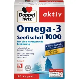 Doppelherz Health Cardiovascular Cápsulas de omega 3 + pescado de mar 107,80 g