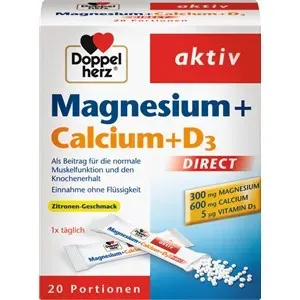 Doppelherz Health Energy & Performance Magnesium + Calcium + D3 55 g