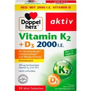 Doppelherz Health Immune system & cell protection Vitamin K2 + D3 Tablets 13,10 g