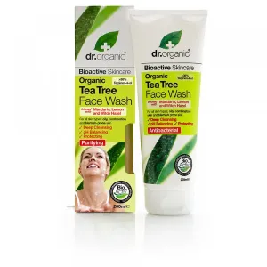 Bioactive Skincare Organic Tea Tree Face Wash - Dr. Organic Limpiador - Desmaquillante 200 ml