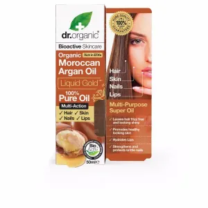 Moroccan Argan Oil Liquid Gold - Dr. Organic Cuidado hidratante y nutritivo 50 ml
