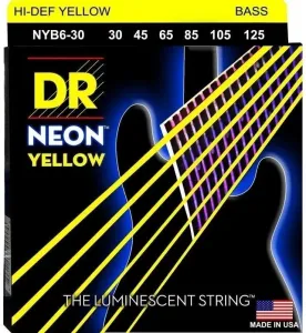 DR Strings Neon Hi-Def NYB6-30 Cuerdas de bajo