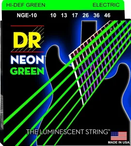 DR Strings NGE-10 Neon Cuerdas para guitarra eléctrica
