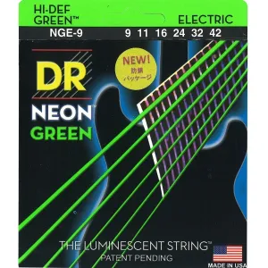 DR Strings NGE-9 Neon Cuerdas para guitarra eléctrica