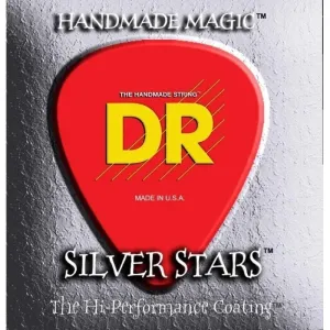 DR Strings SIE-10 Silver Stars Medium