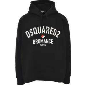 Dsquared2 Mens Bromance Slouch Hoodie Black M
