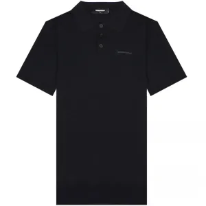 Dsquared2 Men's Knitted Polo Black Large
