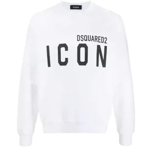 Dsquared2 Men's Icon Print Sweatshirt White XXL