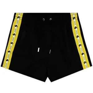 Dsquared2 Men's Tape Leaf Swimshorts Black XL
