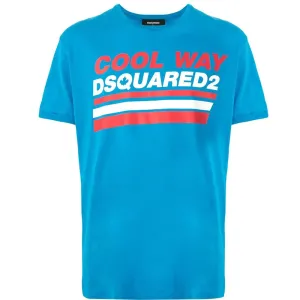 Dsquared2 Men's Cool way T-shirt Blue L