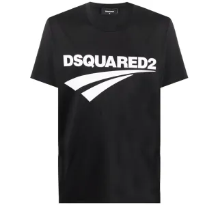 Dsquared2 Men's Logo Print Cotton T-shirt Black L
