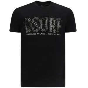 Dsquared2 Mens Logo Print T-shirt Black XL #695996