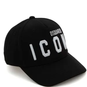 Dsquared2 Kids Logo Embroidered Cap Black III