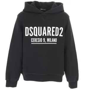 Dsquared2 Boys Ceresio Milano Hoodie Black 10Y