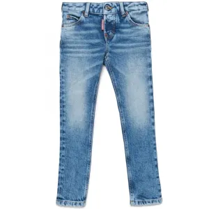Dsquared2 Boys Caten Heated Skater Jeans Blue 10Y