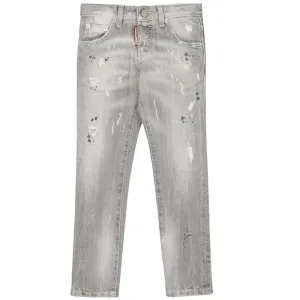 Dsquared2 Boys Clement Jeans Grey 10Y