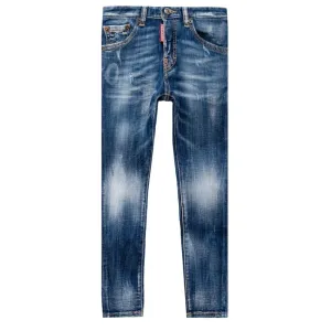 Dsquared2 Boys Skater Jeans Blue 4Y #364014