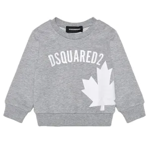 Dsquared2 Baby Boys Logo Sweater Grey 3M