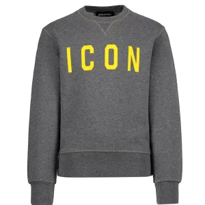 Dsquared2 Boys Icon Sweater Grey 10Y #362676