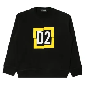 Dsquared2 Boys Logo Sweater Black 4Y #363547