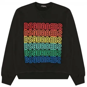 Dsquared2 Boys Multi Logo Sweater Black 10Y