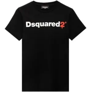 Dsquared2 Boys Cotton T-shirt Black 4Y #362136