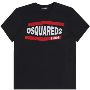 Dsquared2 Boys Cotton T-shirt Black 4Y #362142