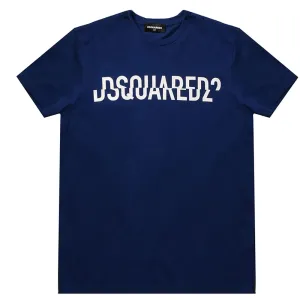 Dsquared2 Boys Cotton T-shirt Blue 16Y #362222