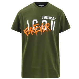 Dsquared2 Boys Icon T-shirt Green 12Y #362762