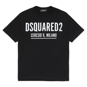 Dsquared2 Boys Logo T-shirt Black 12Y