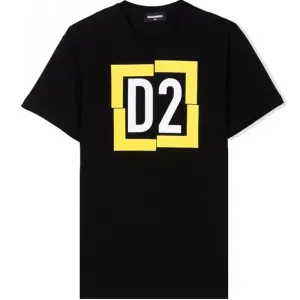 Dsquared2 Boys Logo T-shirt Black 14Y #363682